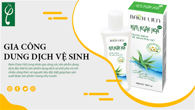 Gia công dung dịch vệ sinh phụ nữ _Nam Dược Hải Long