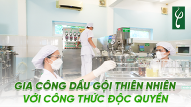 GIA CÔNG DẦU GỘI THIÊN NHIÊN VỚI CÔNG THỨC ĐỘC QUYỀN